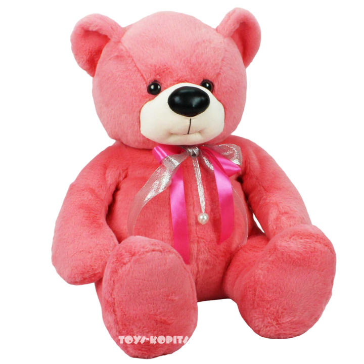 М’яка іграшка ведмедик Teddy Luxury pink, 73 см.