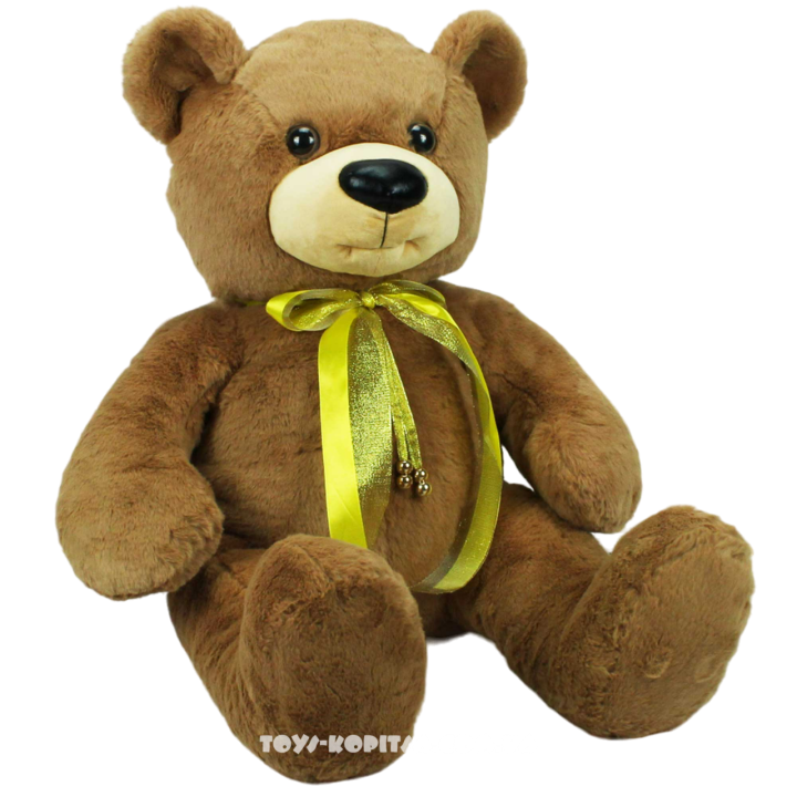 М’яка іграшка ведмедик Teddy Luxury brown, 73 см.