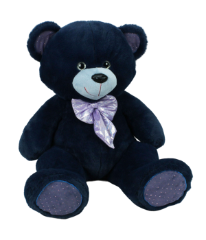 М’яка іграшка ведмедик Teddy Gold blue, 57 см.