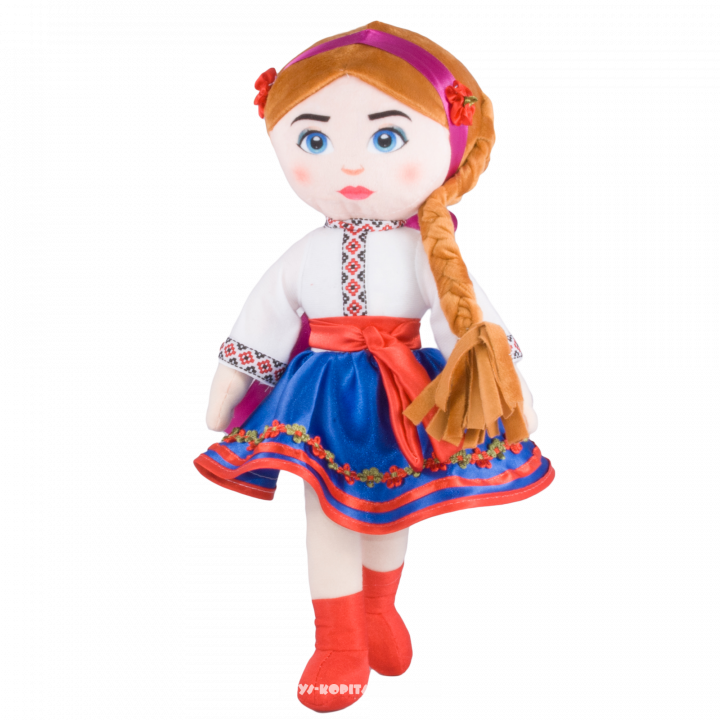 М'яка лялька Українка 01 (музична), 40 см