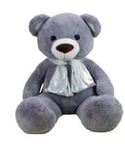 М’яка іграшка Ведмедик Бублик 3/7 (сірий), 120 см